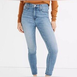 Madewell 10” high rise skinny denim jeans size 23 cute festival